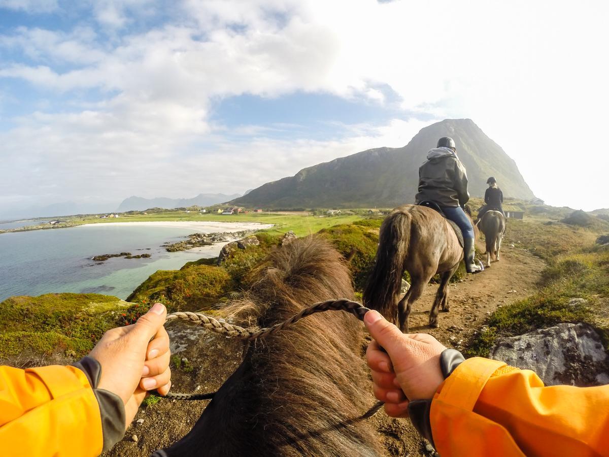 Lofoten Links Lodges Gimsoy Eksteriør billede