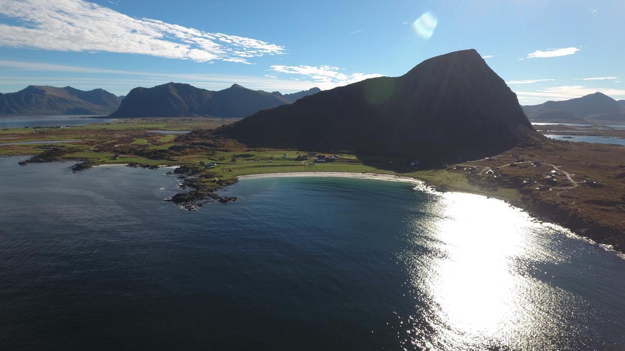 Lofoten Links Lodges Gimsoy Eksteriør billede