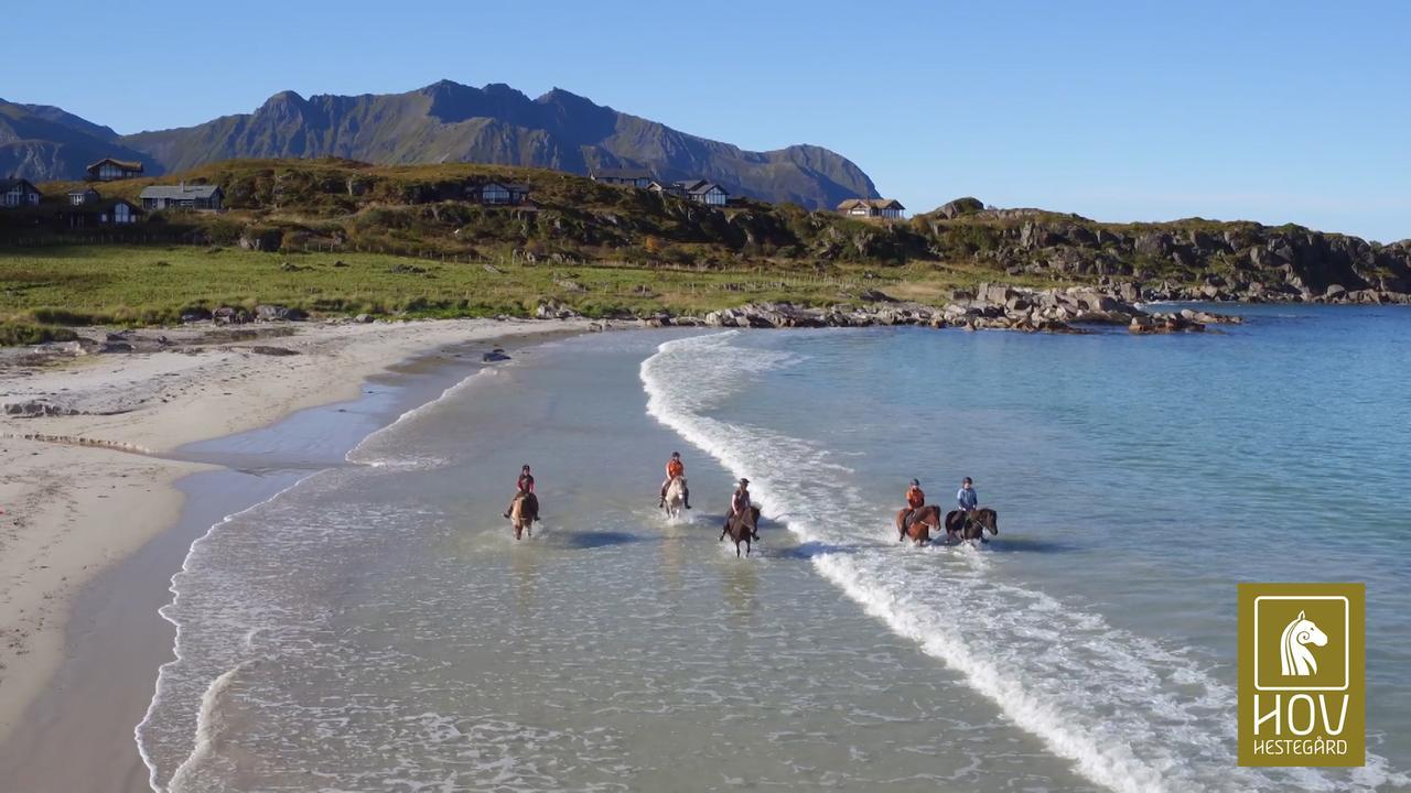 Lofoten Links Lodges Gimsoy Eksteriør billede