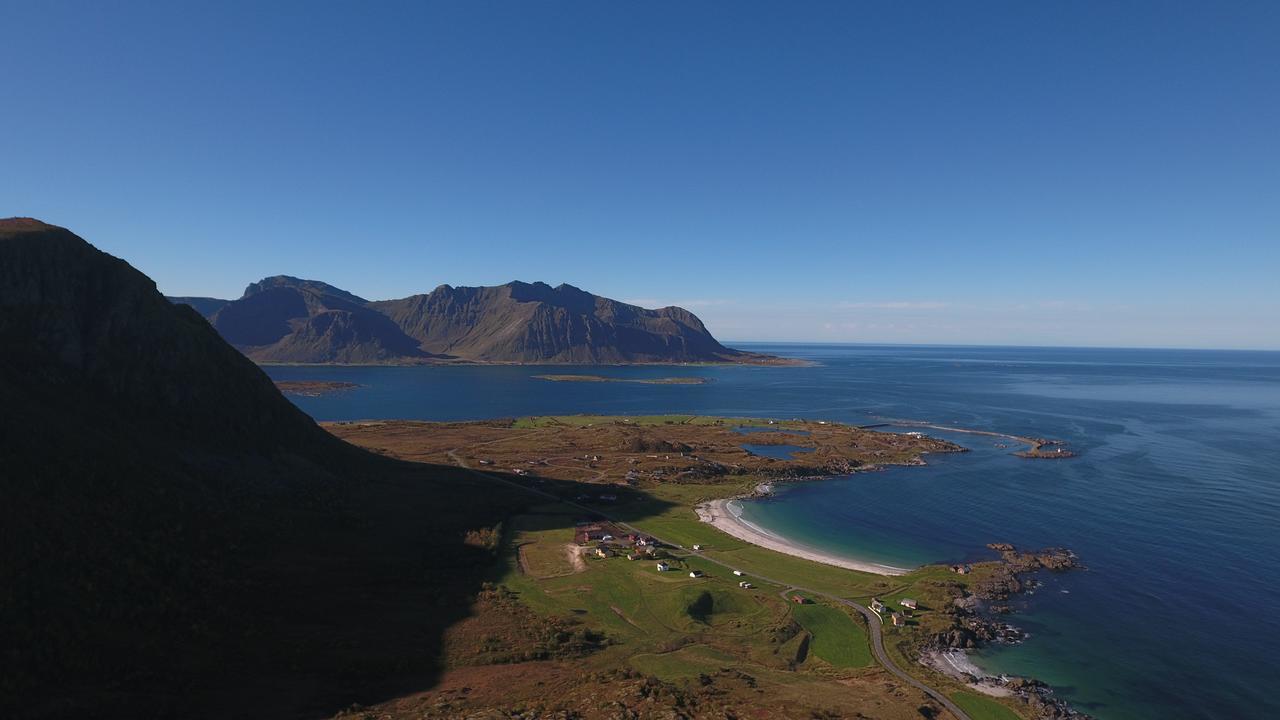 Lofoten Links Lodges Gimsoy Eksteriør billede